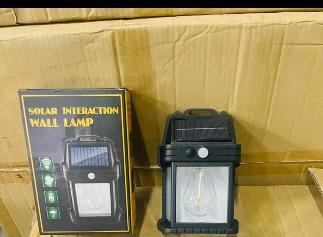 Solar Interaction Wall Lamp with Motion Sensor
