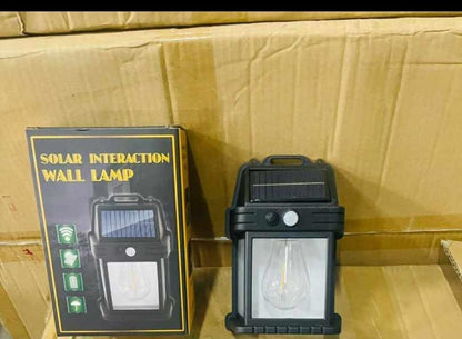 Solar Interaction Wall Lamp with Motion Sensor